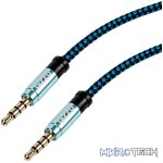 Gizzu 3.5mm AUX Cable 1.5m - Black/Blue
