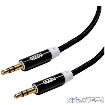 Gizzu 3.5mm AUX Cable 2m - Black
