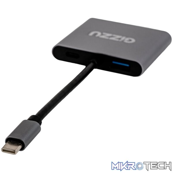 Gizzu 4-in-1 Type-C to Dual HDMI Hub - Image 2