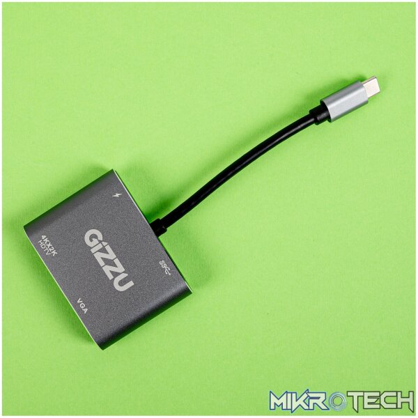 Gizzu 4-in-1 Type-C to HDMI/VGA/USB3.0 Hub - Image 6