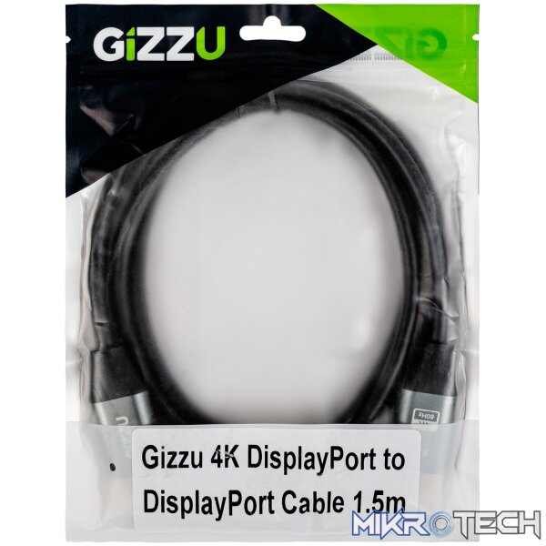 Gizzu 4K60Hz DisplayPort to DisplayPort Cable 1.5M - Image 4