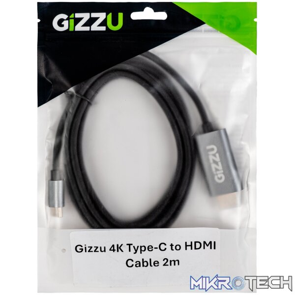 Gizzu 4K60Hz Type-C to HDMI Cable 2m - Image 4