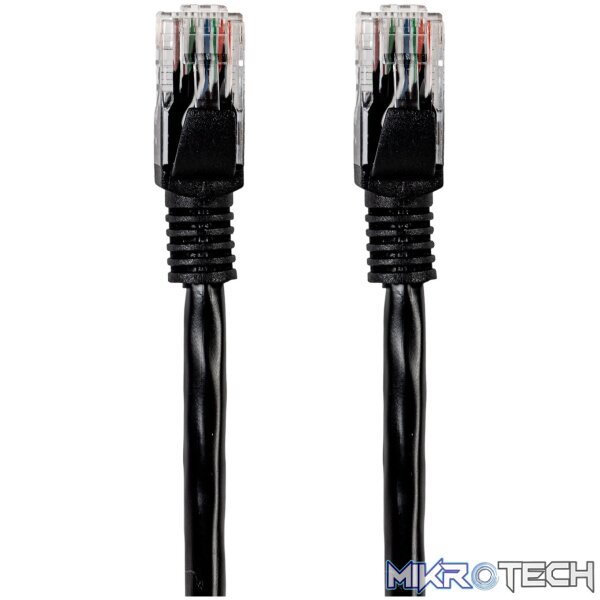Gizzu Cat6 UTP Fly Lead Ethernet Network Cable 50cm – Black - Image 2