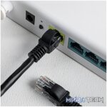 Gizzu Cat6 UTP Fly Lead Ethernet Network Cable 50cm – Black - Image 3