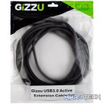 Gizzu USB 3.0 Active Extension Cable 5m - Black - Image 4
