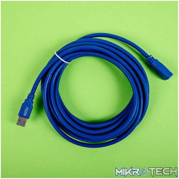 Gizzu USB 3.0 Extension Cable 5m - Blue - Image 5