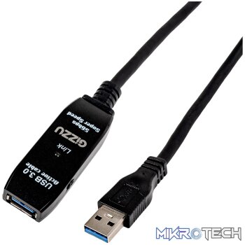 Gizzu USB3.0 Active Extension Cable 10m