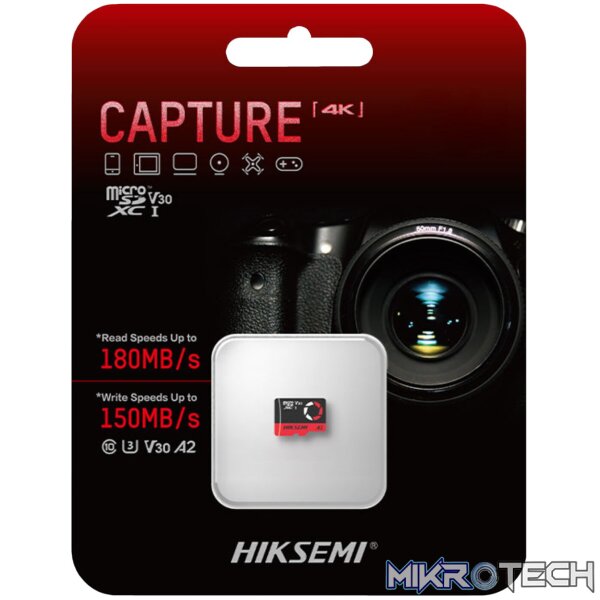 Hiksemi Capture V30 64GB MicroSDXC (Without Adapter) - Image 4