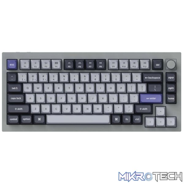 Keychron Q1 Pro 75% Red K Pro Switches RGB Wireless Keyboard - Grey - Image 2