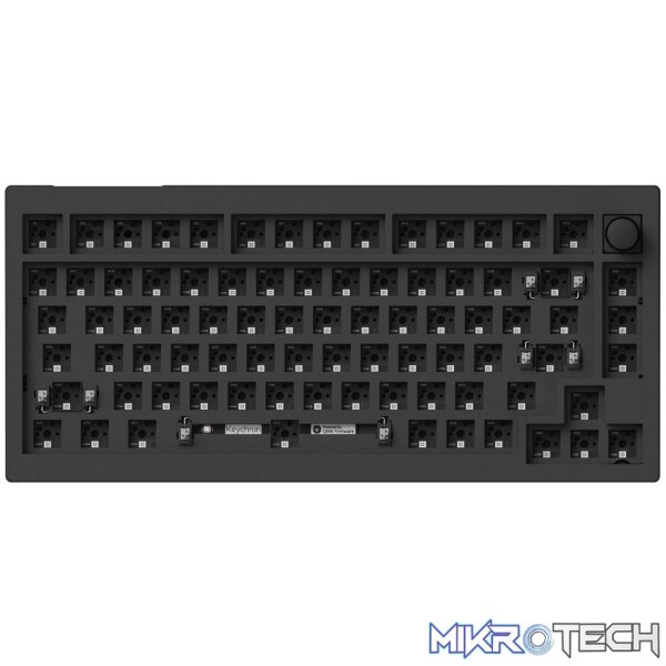 Keychron V1 Max QMK/VIA BAN Wireless Custom Mechanical Keyboard - Black - Image 4