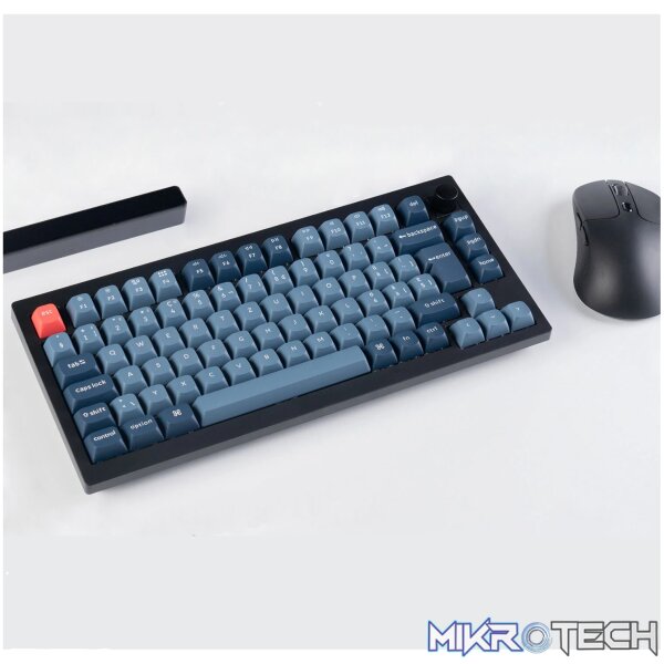 Keychron V1 Max QMK/VIA BAN Wireless Custom Mechanical Keyboard - Black - Image 5