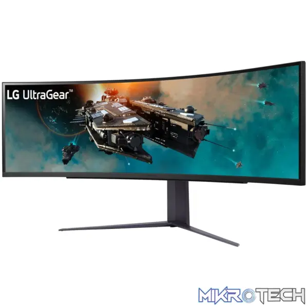LG UltraGear 49" Dual QHD 240Hz Curved Gaming Monitor - Image 2