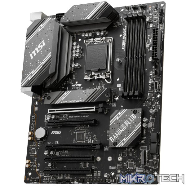 MSI B760M GAMING PLUS WIFI DDR5 LGA1700 ATX Motherboard - Image 3