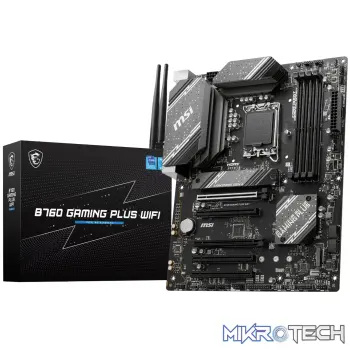 MSI B760 GAMING PLUS WIFI DDR5 LGA1700 ATX Motherboard