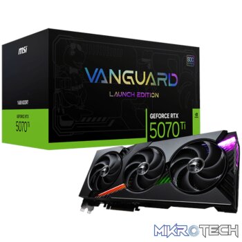 MSI GeForce RTX 5070 Ti 16G VANGUARD SOC Launch Edition Graphics Card