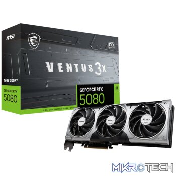 MSI GeForce RTX 5080 VENTUS 3X OC 16G Graphics Card