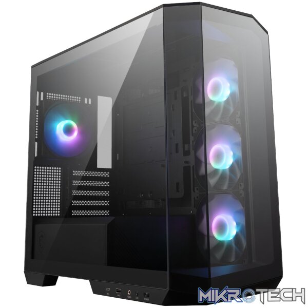 MSI MAG PANO M100R PZ M-ATX ARGB Gaming Chassis - Black MSI MAG PANO M100R PZ M-ATX ARGB Gaming Chassis - Black