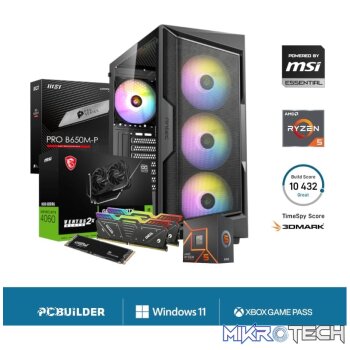 PCBuilder AMD Ryzen 5 7600 SPECIALIST Windows 11 Gaming PC