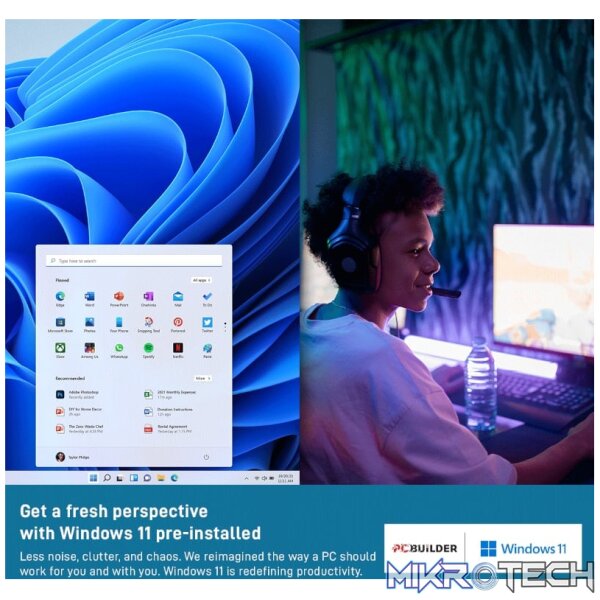 PCBuilder AMD Ryzen 5 7600 SPECIALIST Windows 11 Gaming PC - Image 5