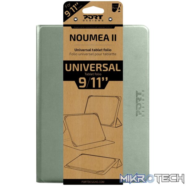 Port Designs Noumea II Universal 9/11" Tablet Folio – Green - Image 2