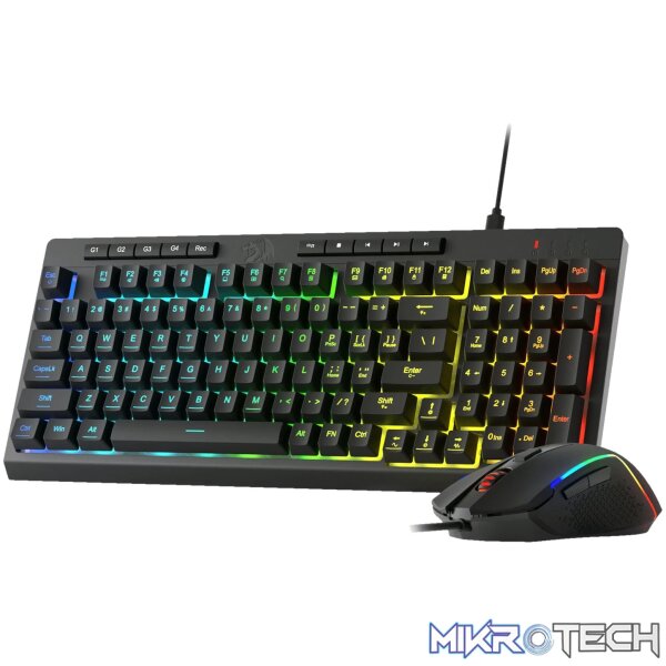 Redragon RYLO S141 Membrane Gaming Keyboard and Mouse Wired Combo Redragon RYLO S141 Membrane Gaming Keyboard and Mouse Wired Combo