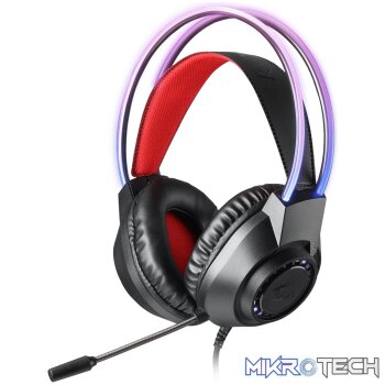 Redragon SCREAM Over-Ear RGB Gaming Headset - Black