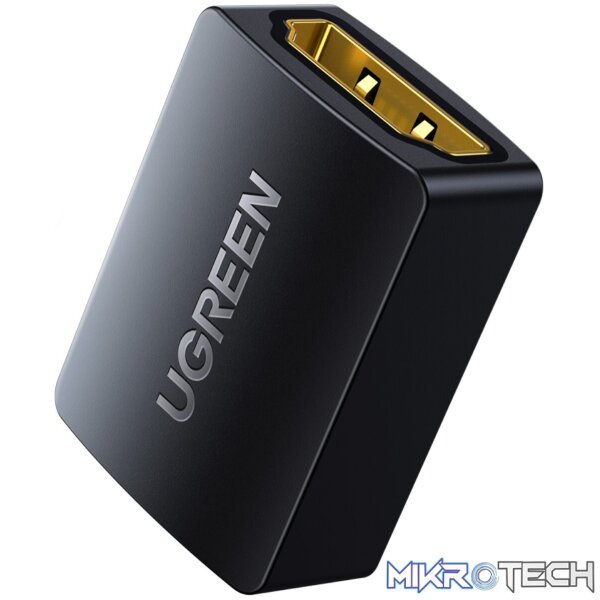 UGREEN 20107-20107 HDMI Female to Female Adapter - Black - Image 2