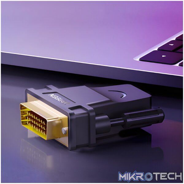UGREEN 20124-20124 DVI (24+1) Male to HDMI Female Adapter - Black - Image 5