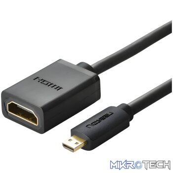 UGREEN 20134-20134 Micro HDMI Male to HDMI Female Adapter - Black