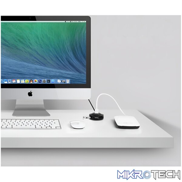 UGREEN 4-IN 1 USB 2.0 Hub (20777) - Black - Image 4