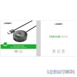 UGREEN 4-IN 1 USB 2.0 Hub (20777) - Black - Image 5
