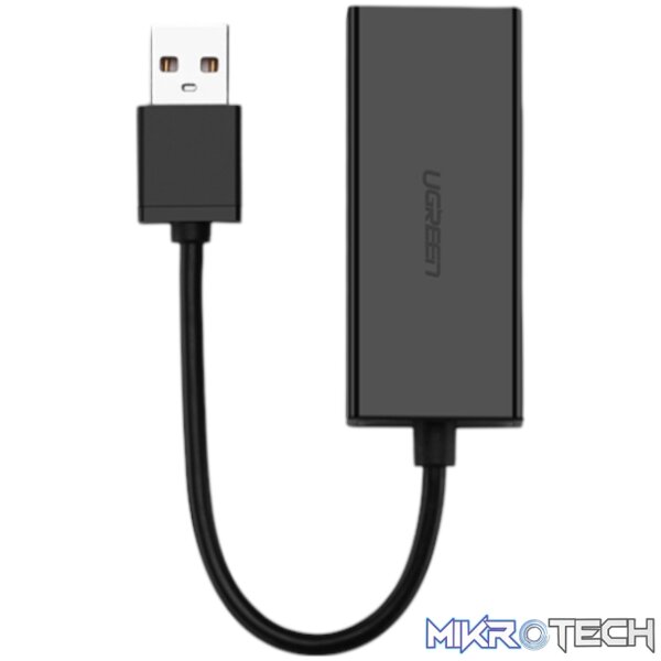 UGREEN CM111 USB-A 3.0 to Gigabit Ethernet Adapter - Black - Image 2