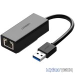 UGREEN CM111 USB3.0 to RJ5 Gigabit Ethernet Adapter - Black