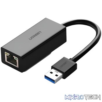 UGREEN CM111 USB3.0 to RJ5 Gigabit Ethernet Adapter - Black