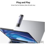 UGREEN CM185-50706 2-in-1 OTG Card Reader | Type-C | USB-A - Silver - Image 3