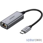 UGREEN CM199-50737 Type-C to Gigabit Ethernet Adapter - Silver