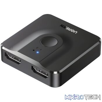 UGREEN CM217-50966 2-in-1 Bi-Directional 4K HDMI Switcher - Black