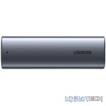 UGREEN CM400-10902 Type-C to M.2 M-KEY PCIe NVMe SSD Enclosure - Silver - Image 2
