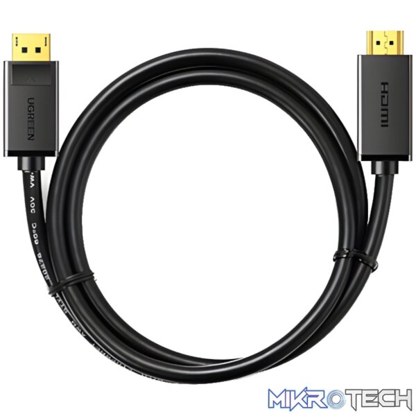 UGREEN DP101 DisplayPort to 4K HDMI Cable 2m - Image 3