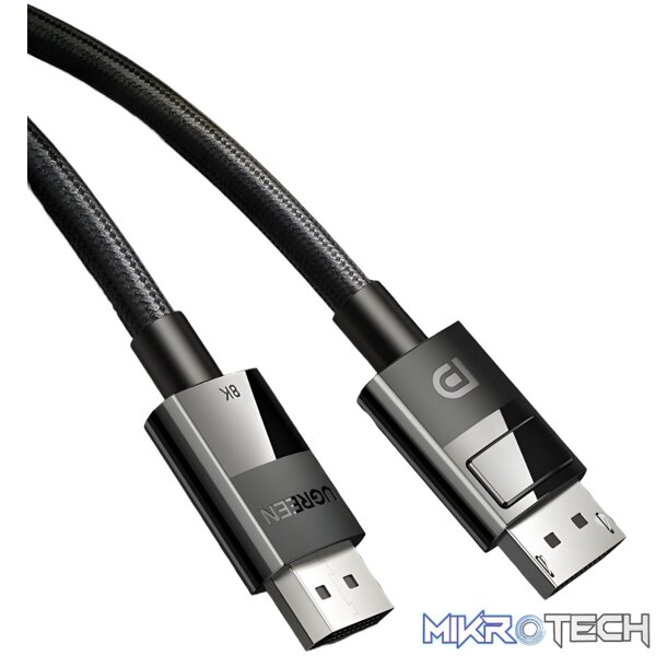 UGREEN DP114 8K DisplayPort Male to Male Braided Cable 2m - Image 4