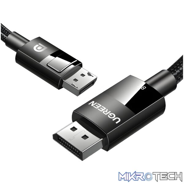 UGREEN DP114 8K DisplayPort Male to Male Braided Cable 2m - Image 3