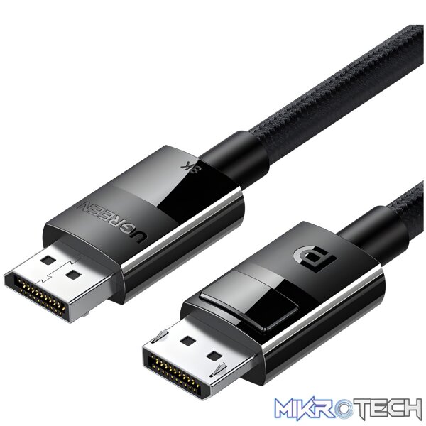 UGREEN DP114 8K DisplayPort Male to Male Braided Cable 2m UGREEN DP114 8K DisplayPort Male to Male Braided Cable 2m