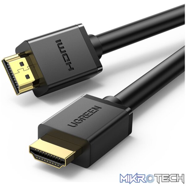 UGREEN HD104-10106 HDMI 4K Cable Male to Male Black 1m - Black - Image 2