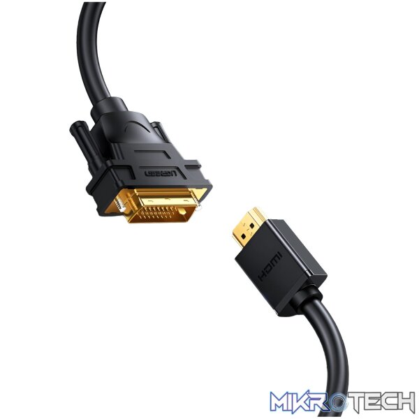 UGREEN HDMI Male to DVI(24+1) Male Cable 2m - Image 3