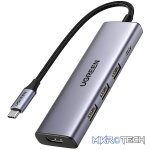 UGREEN Revodok 5-in-1 Type-C Hub | 4K HDMI | Type-C | USB3.0