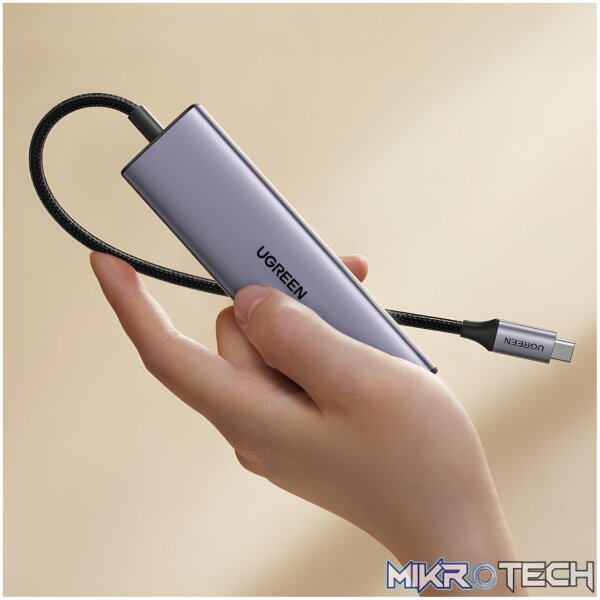 UGREEN Revodok 5-in-1 Hub | Type-C to 4K HDMI (CM511-15596) - Silver - Image 5