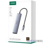 UGREEN Revodok 5-in-1 Type-C Hub | 4K HDMI, USB-A and Type-C Ports – Silver - Image 6