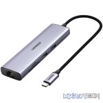 UGREEN Revodok 7-in-1 Type-C Hub - Silver - Image 2