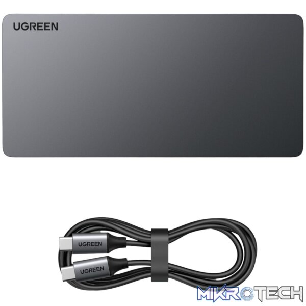 UGREEN Revodok Pro 209 9-in-1 4k HDMI Universal Docking Station | USB-A | Type-C | RJ45- Carbon Black - Image 4