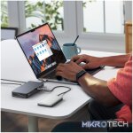 UGREEN Revodok Pro 209 9-in-1 4k HDMI Universal Docking Station | USB-A | Type-C | RJ45- Carbon Black - Image 7